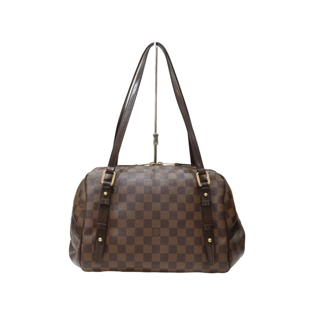 LOUIS VUITTON Rivington Damier Ebene Brown 2way Shoulder Bag LV